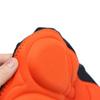 Pantaloni scurți de ciclism 3D căptușiți pentru bărbați și femei, mărimea L, portocalii, îngroșați, respirabili