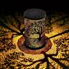 Solar Light Outdoors Handheld Iron Hollow Projector Light Hanging Solar Lantern Waterproof Solar Light  Decorative Lights