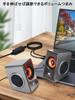 OROW PC-Lautsprecher, klein, 10 W Ausgangsleistung, Computerlautsprecher, USB-Anschluss, Laptop, externer Lautsprecher für Laptop/Monitor (Silber)