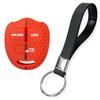 For Mitsubishi Outlander XL Pajero Lancer Asx Attrage Grandis 3 button Silicone car Key Protective Cover Case Keychain Shell