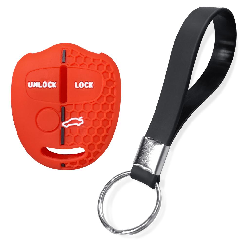 For Mitsubishi Outlander XL Pajero Lancer Asx Attrage Grandis 3 button Silicone car Key Protective Cover Case Keychain Shell