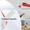 1PC 3/2/1M Quarter Round Molding Trim Peel and Stick Caulk Strip Flexible Shower Threshold Bathroom/Kitchen Countertop