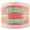 Super Sparkly Zirconia Hip Hop Grillz: Exaggerated High-End Tooth Jewelry for Men
