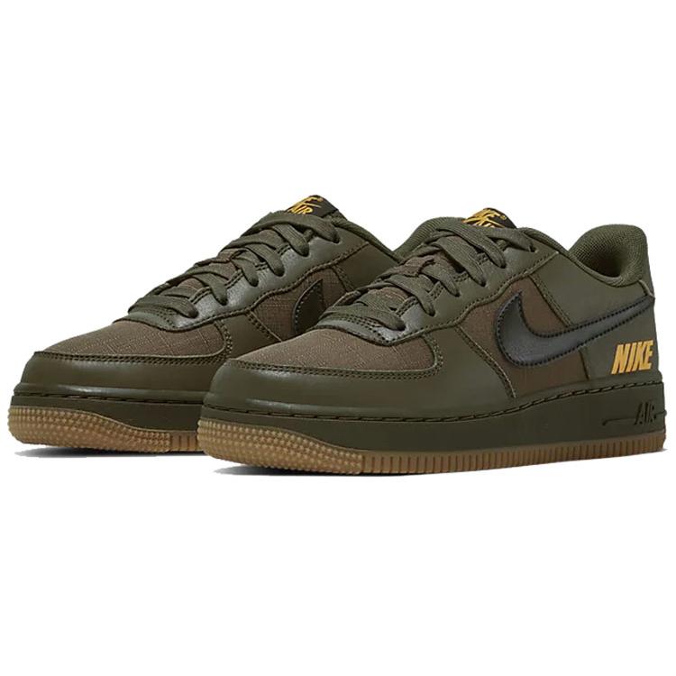 New Nike Air Force 1 Low LV8 Gore Tex Olive GS CQ4215-200