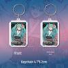 Hatsune Miku Virtual Dancer Keychain & Bookmark Set - Fan-made Anime Merchandise Gift