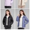 Lightweight Women Down Jacket Hooded White Duck Down Warm Thin Coat Korean Style Puffer Jacket