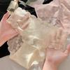 Women Sweet Lace Panties Cotton Antibacterial Crotch Girls Seamless Sexy Underwear Low Waist Thin Hollow Briefs