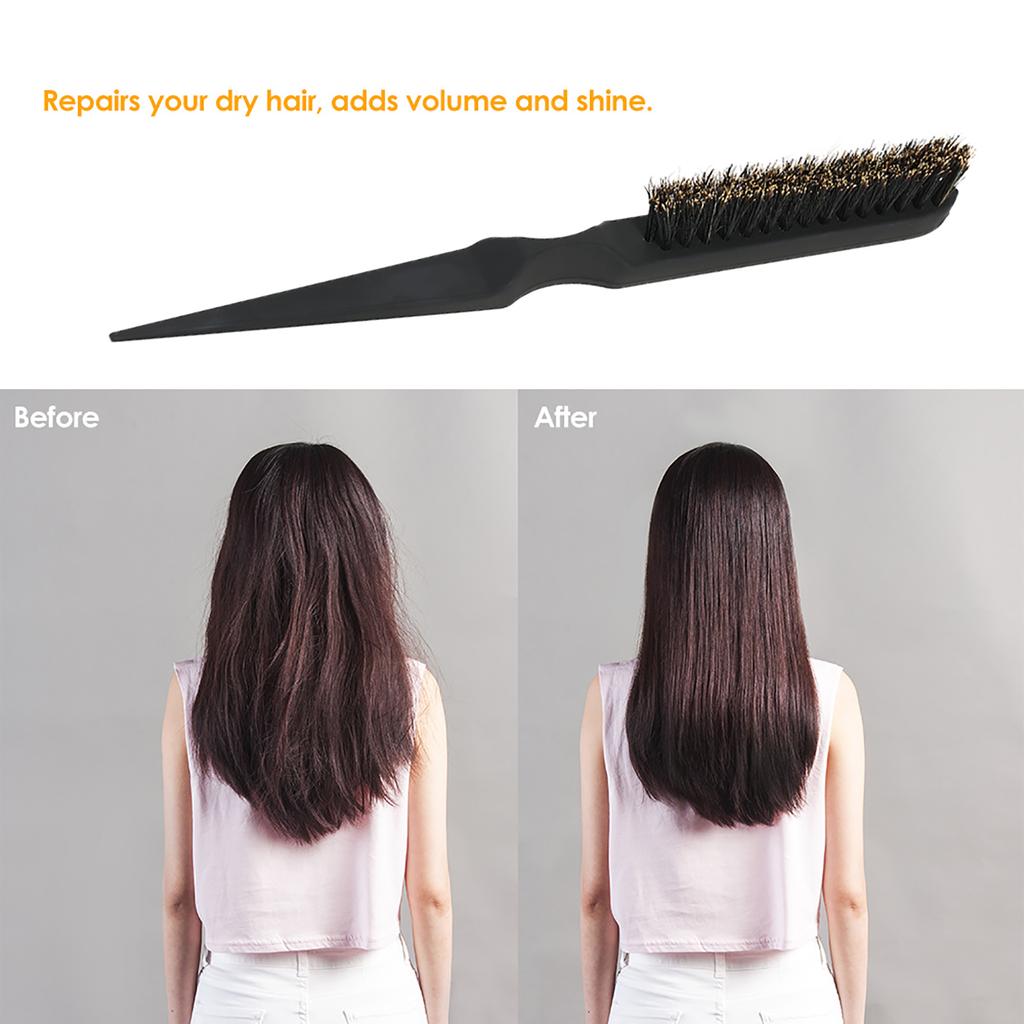 Neckende Haarbürste, Haarkamm, Bürste, Borstenhaar, Haarbürste, Massage-Haarbürste, antistatischer Haarkamm