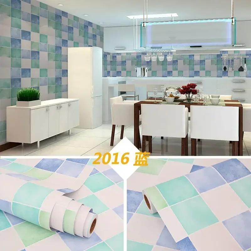 40/60cm Ölfest Küchenmöbel Wandaufkleber Selbstklebend Badezimmerfliese 3D Wasserdicht Vinyl Schrank Tapete