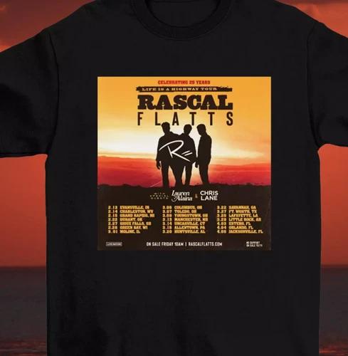 Rascal Flatts Anniversary Life is a Highway T Shirt Full Size S-5XL XXXL