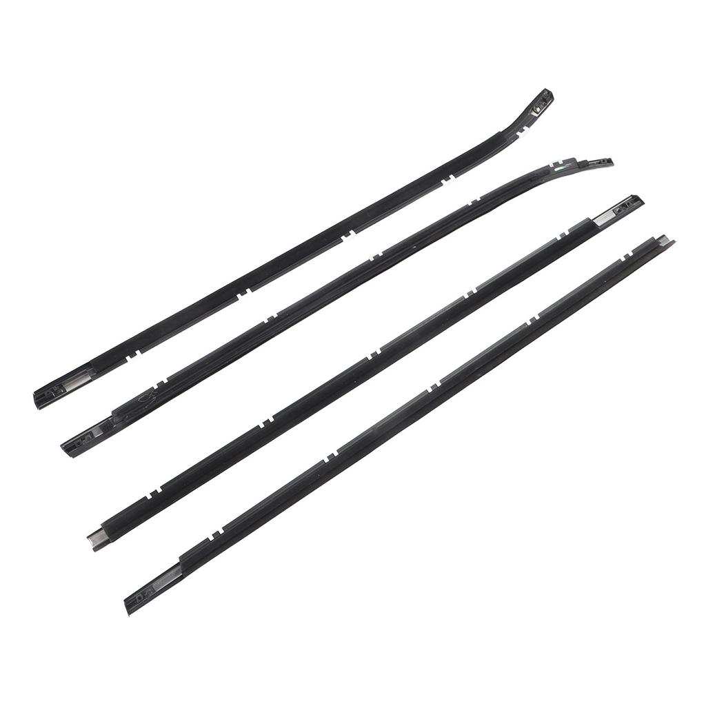 4PCS Car Door Window Weatherstrip Windproof Dustproof Water Resistant Decorative 82210 2L000 for