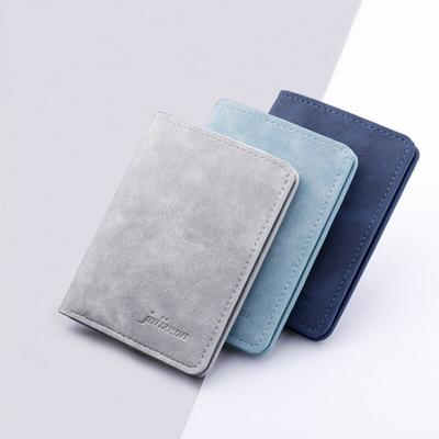 Portafoglio piccolo alla moda Portamonete Portamonete ID Bus Porta carte di credito Borsa multi-carta Portafoglio pieghevole unisex Portamonete nero grigio