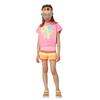 Billieblush Girls Crochet Wave Stripe Shorts