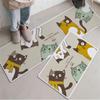 Oil-Proof, Absorbent Non-Slip Mats for Kitchen, Bathroom, and Entryway - Long Strips and Bedroom Carpet.