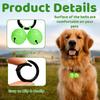 Dog Collar Bell, Loud Cat Bells for Collar, Glowing Pet Tracking Bell with Durable Copper Design, Night Light Reflective for Wildlife Protection