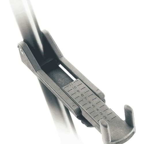 K&M Compact Aluminum Guitar Stand for Acoustic and Electric Guitars, Black, 17550-000-35