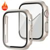 Gehärtetes Glas Cover Für Apple Watch Gehäuse Serie 9 8 7 SE3/2/1 6 5 4 3 2 1 41mm 45mm 44mm 40mm 42mm 38mm PC Stoßstange Schutz