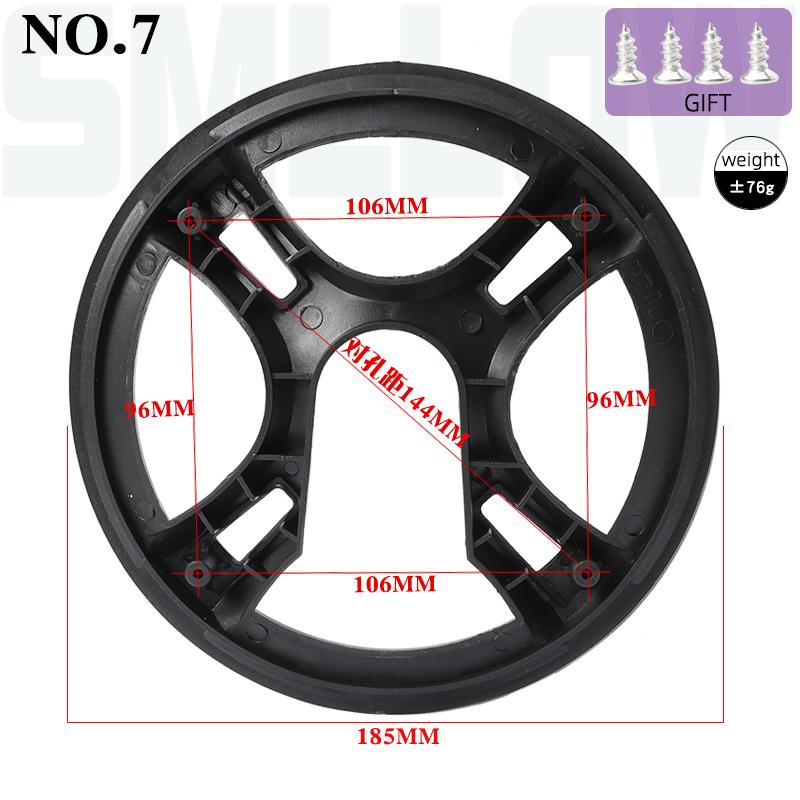 Crank Set Bicycle Parts 42T 44T 46T 48T 52T Universal Crank Cover Bicycle Tooth Plate Chain Wheel Guard Bike Crank Cap