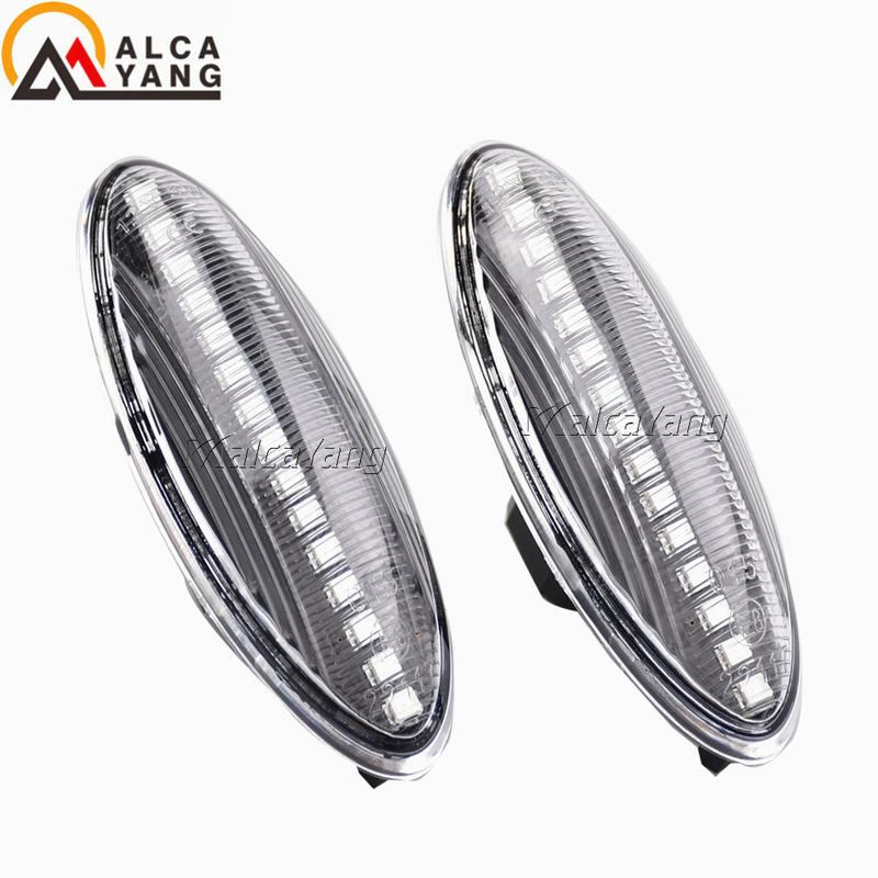 2 pieces Led Dynamic Side Marker Turn Signal Lights Sequential Blinker For Toyota Yaris Mk2 P9 RAV4 Mk3 ACA3/ALA3 Auris Mk1 E15