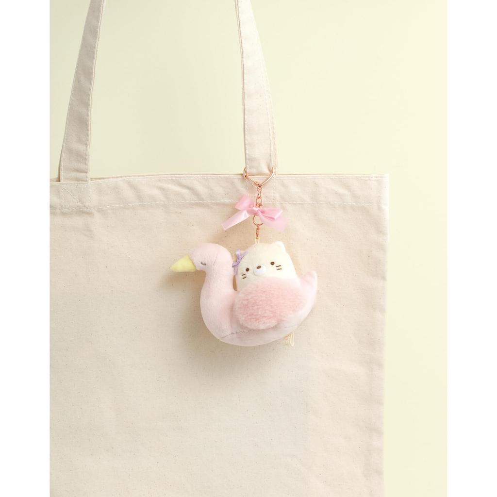 San-X Sumikkogurashi "Minikko Nursery" Hanging Plush Toy Cat MV23601 H80 X W100 X D75mm