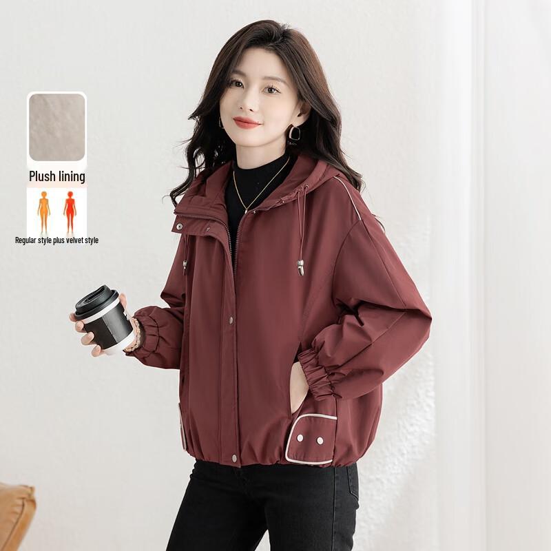 Sibaishe Women's Hooded Padded Winter Jacket