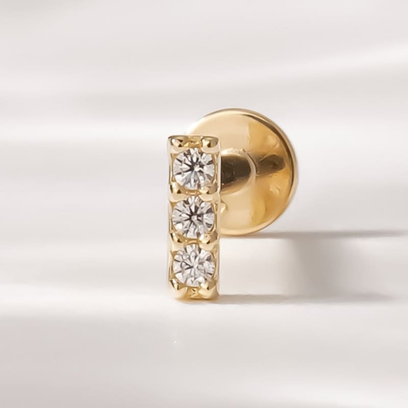 

JEWNEL 14K Ultra Mini Cubic Bar Internal Piercing Internal piercing (1 piece)