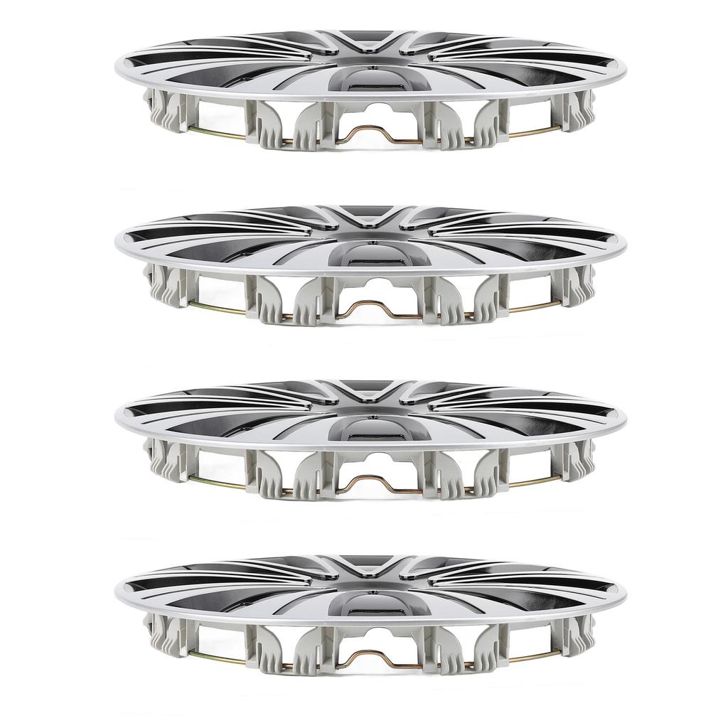 4 Pcs 17 Inch Wheel Hub Cap Full Protection Snap On Sporty Look Universal Wheel Rim Covers for
