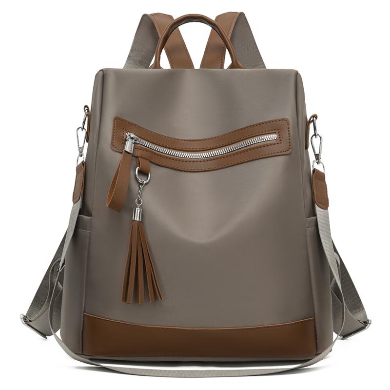 

Оксфордский рюкзак против кражи Женский рюкзак хаки