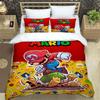 Star-patterned three-piece bedding set (Super Mario game) - includes one duvet cover and two pillowcases221