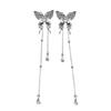 Butterfly Dream Tassel Earrings: High-End Fairy Elf Design for Women