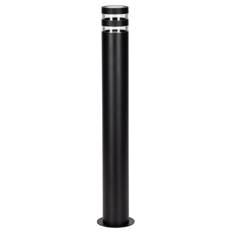 Lampa Ogrodowa Stojąca Słupek Rino 74Cm E27 Ip54 Czarna Goldlux