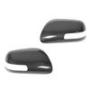 1 Pair Rearview Mirror Cap Carbon Fiber Style Exterior Door Side Mirror Covers Replacement for TC