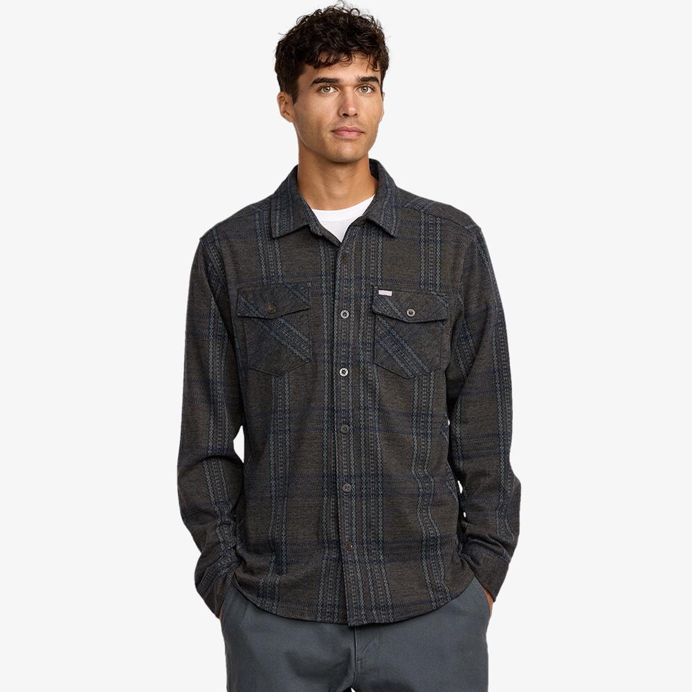 Luka Vacancy Flannel Long Sleeve Shirt (Vf31Sh005Msh)