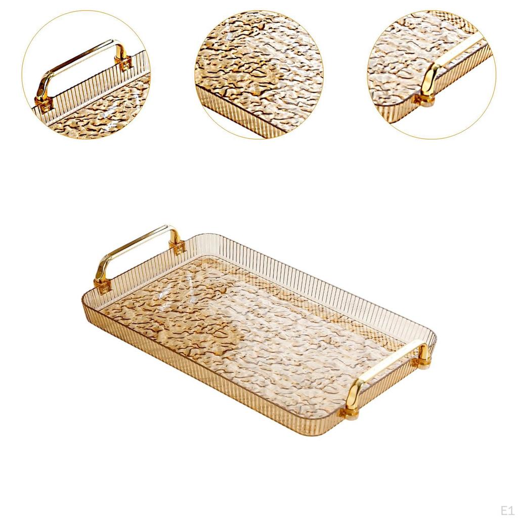 Serving Tray Tea Cups Storage Centerpiece Reusable Practical Food Fruits Snacks Organizer Candy Dish