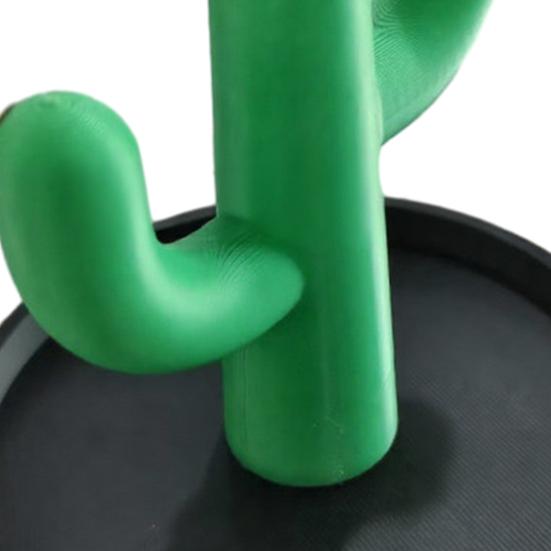 3D Printed Cactus Jewelry Holder, Desktop Jewelry Organizer, Jewelry Display Rack with Cute Pink Flower Design for Rings Earrings Bracelets Necklace,