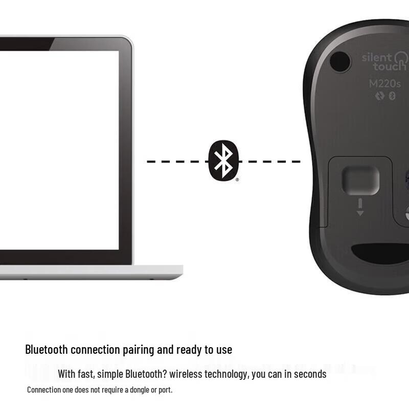 Logitech M240 Wireless Bluetooth Silent Mouse