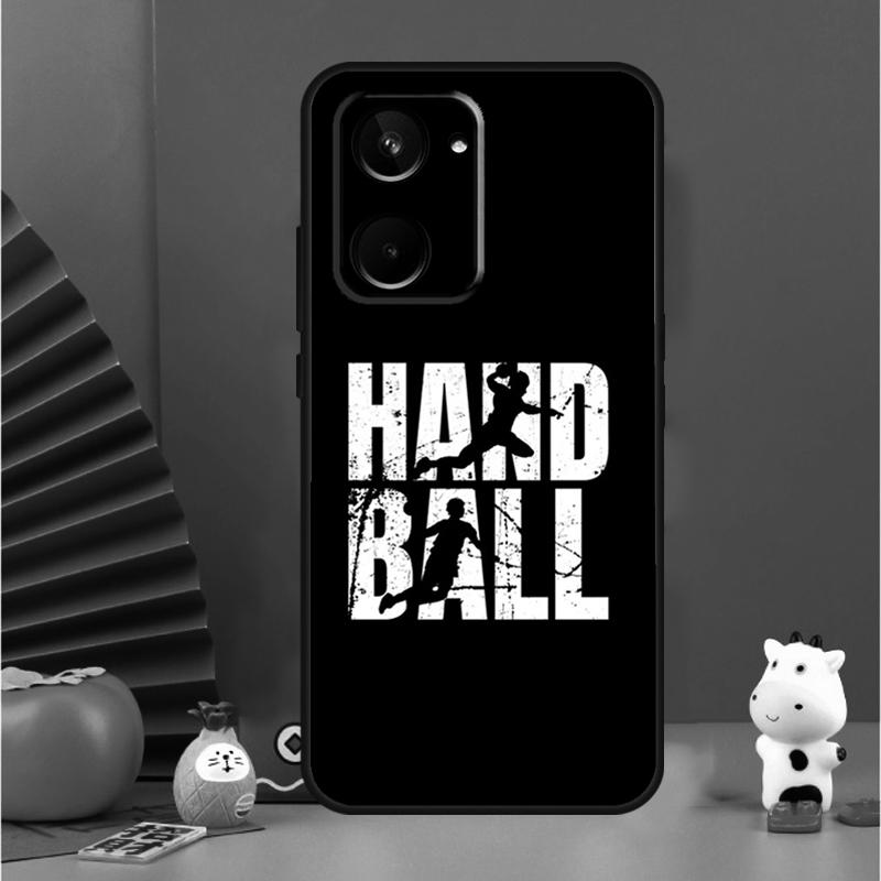 Stylish Playing Handball Case For Realme C67 C55 C53 C51 C35 C33 C31 C30 C25s C21Y GT Neo 6 GT5 9 10 11 12 Pro Plus