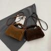 Women Shoulder Bag Lightweight Fashionable Suede Purse for Party Travel Work Coffee