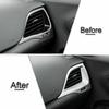 Dashboard Side & Rear Air Vent Outlet Cover Decor Trim For Jeep Cherokee Sliver