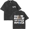 Washed Vintage Singer Aitana Graphic T-shirt CUARTO AZUL Print T-shirts  Women Fashion Pop Music T Shrit Streetwear Fans Gift