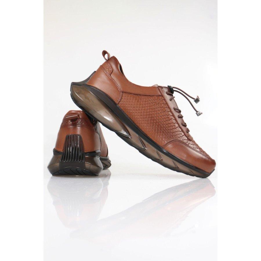 Men's Genuine Leather Thick Sole Casual Sports Shoes