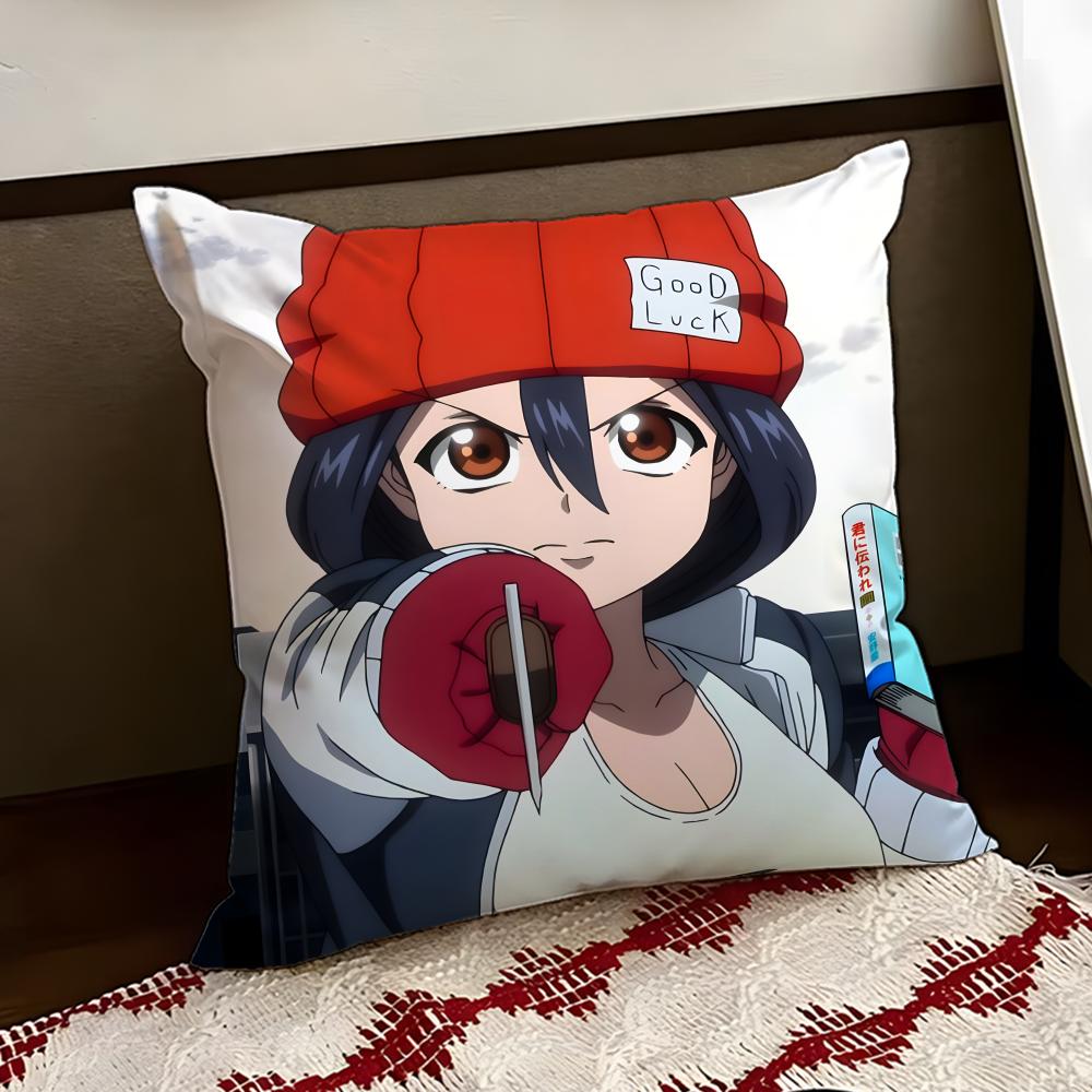 

UUndead Anime UUnluck Cushion Cover Reversible Soft Durable Pillow Cover Home Car MultiScene Use for Daily Comfort 30X30cm