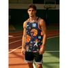 Modische Weste, ärmelloses Basketball-Sporttrikot, leicht und atmungsaktiv, hautfreundlich und bequem
