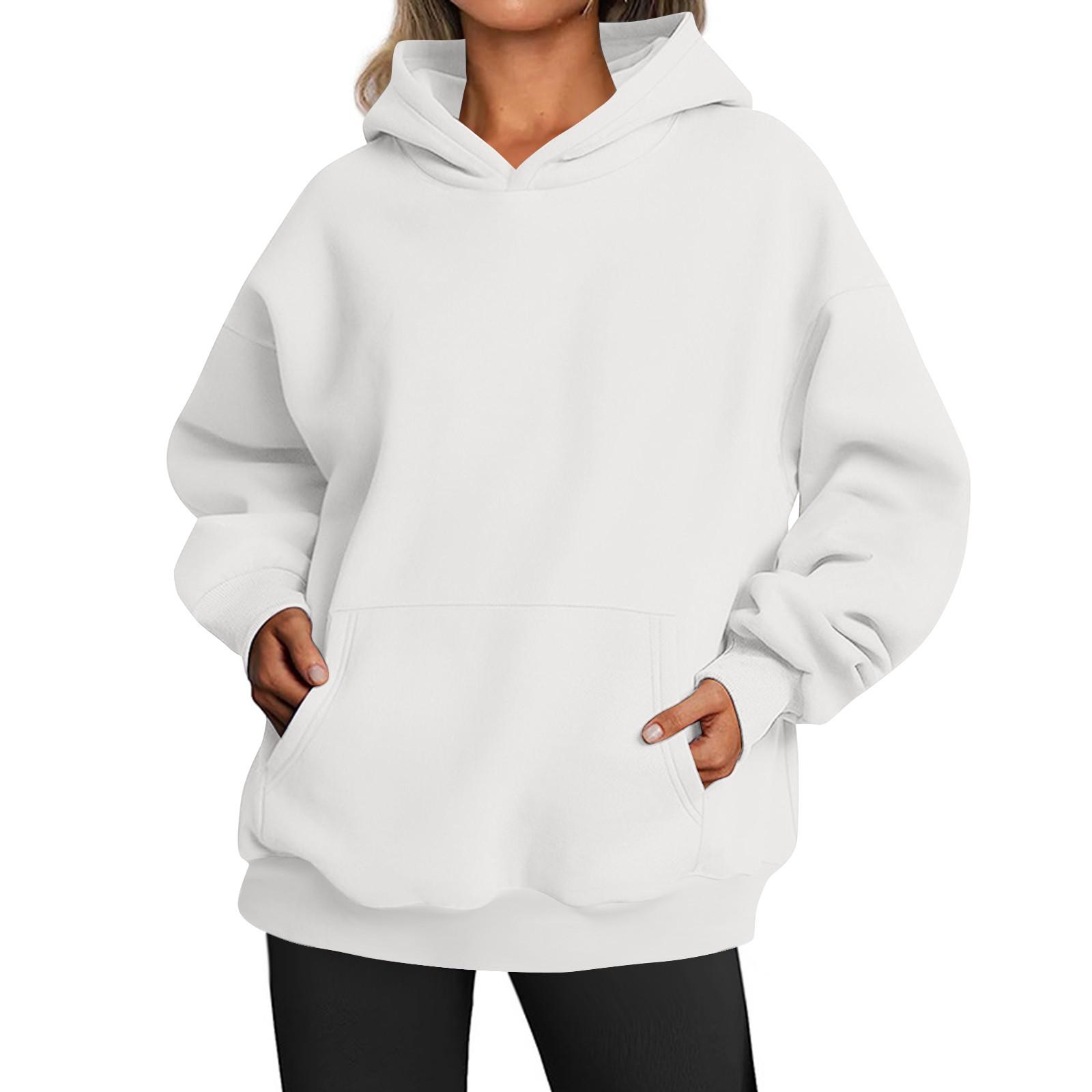 Женские модные повседневные универсальные повседневные толстовки с круглым вырезом — фото 12