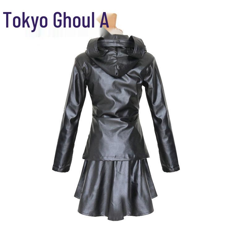 Tokyo Ghoul Kaneki Ken & Touka Kirishima Fan-made Battle Suit School Uniform Cosplay Costume