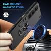 For Infinix Hot 60i 4G Case PC+TPU Drop Defend Phone Cover with Ring Kickstand