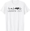 Future Grandpa 2027 Heartbeat Baby Announcement Surprise T-Shirt