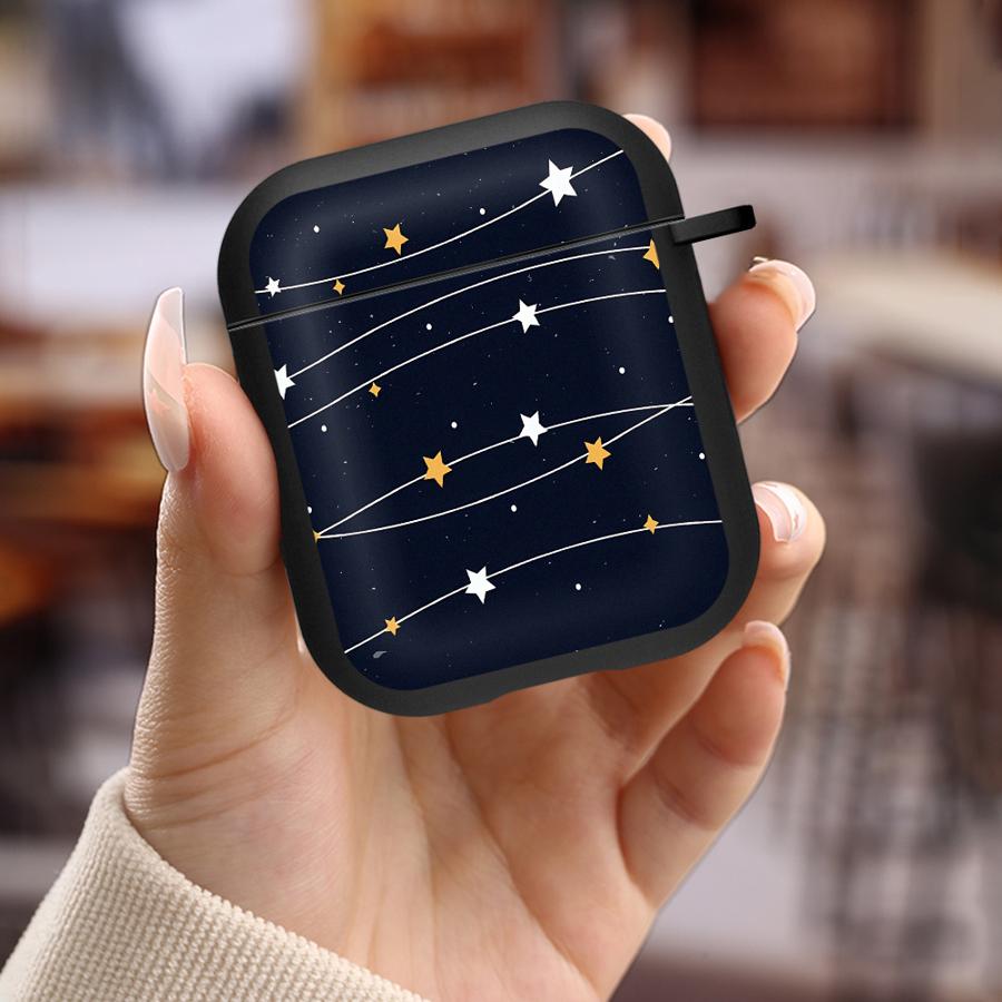 Nachthimmel Sterne Ohrhörerhüllen Hülle für Airpods Pro2 3 1 Pro 4 Pro3 2