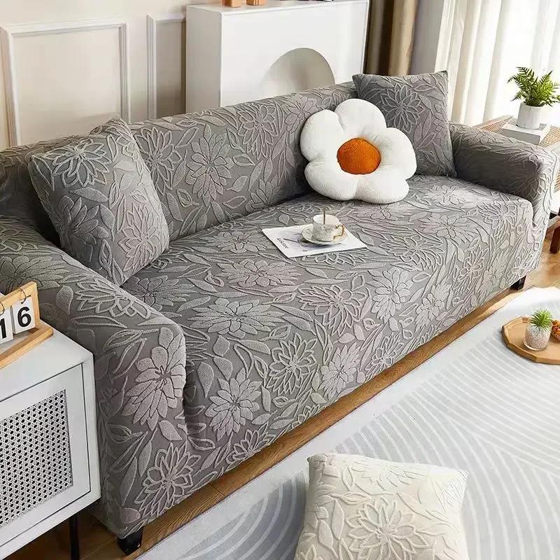 Thicken Sofa Cover Home Sofas Cover for Living Room Decor Adjustable Elastic Sofa Covers for Armchairs Non-slip Seat Couch Cover 1 seat 3360₽