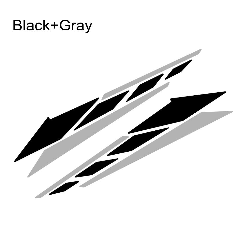2PCS Motorcycle Front Fairing Decals Cool Motorbike Stickers Waterproof Electric Scooter Decor Stickers For Yamaha Suzuki Honda